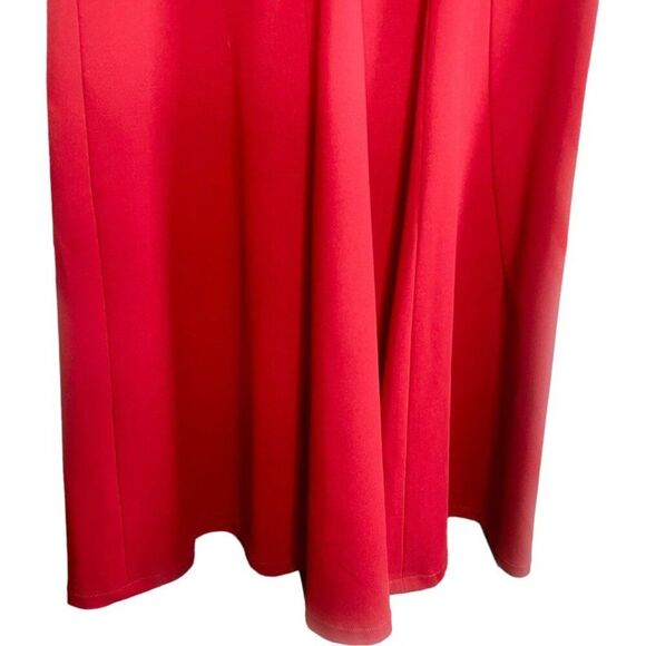 Derek Lam | Sleeveless Red Fit & Flare Midi Dress Size S | EUC - Picture 8 of 12